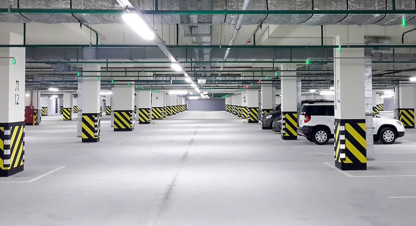 Подземные паркинги в ЖК «Долина роз»